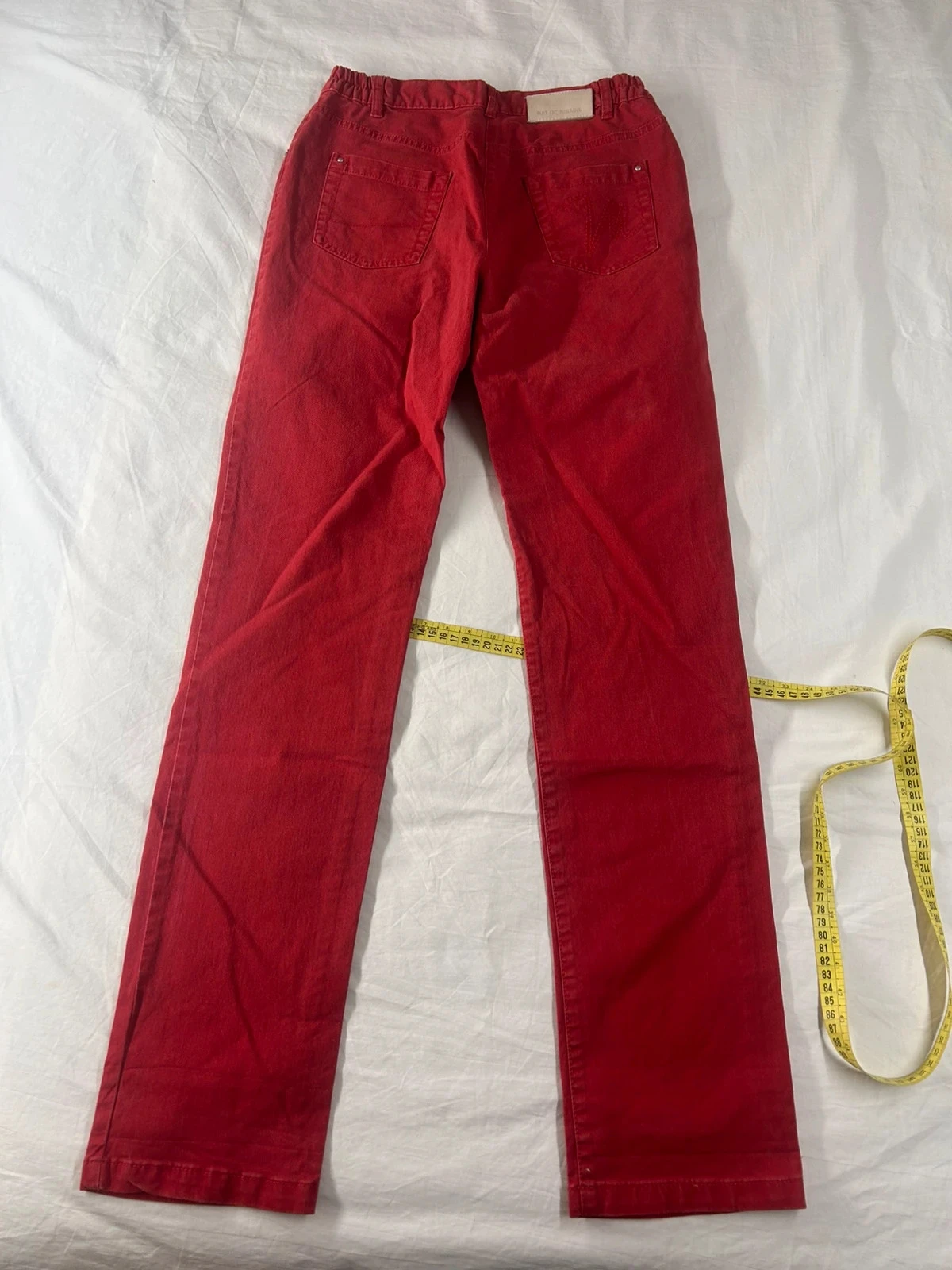 Mat de Misaine matte red skinny jeans size 38 – photo 13